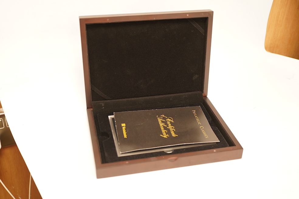 The Penny Black Plate collection in Westminster Collection case with certificate